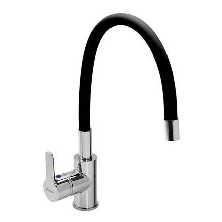 Imagen de Monocomando PEIRANO Colors negro cocina mesada 20-172