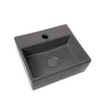 Imagen de Bacha IDEAL gris mate 33 x 29 x 11,5 cm. 1 Ag. Sin sopapa - 10038