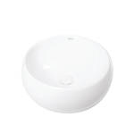 Imagen de Bacha IDEAL redonda blanca 40 x 16 cm. Sin sopapa - 10020