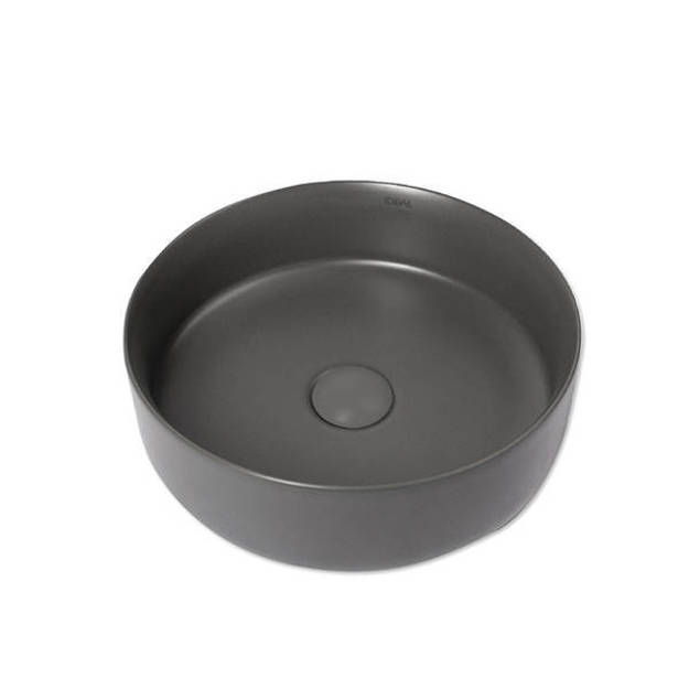 Imagen de Bacha IDEAL redonda chica gris mate 36 x 12 cm. S/sopapa - 10084