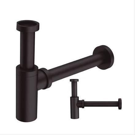 Imagen de Sifón extensible IDEAL Negro (sin sopapa. sin adapt. a pvc)