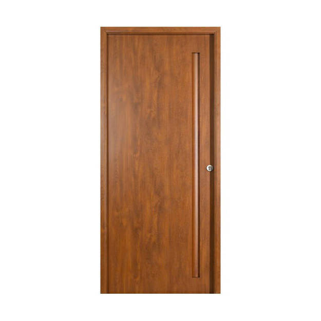 Imagen de Puerta NEXO Acero Deluxe Wood Roble B.O. 0.90 x2.05m Izq DR050I