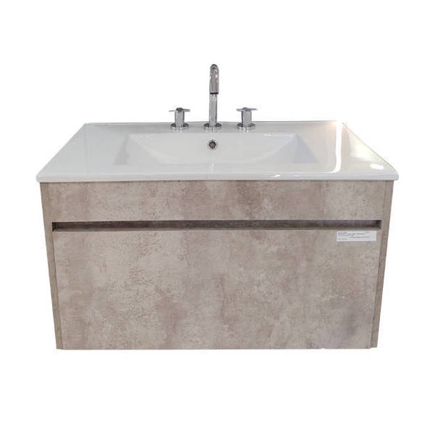 Imagen de Vanitory MINDA Florencia colgar 1caj 82x46x47 Concreto c/mesad 3A