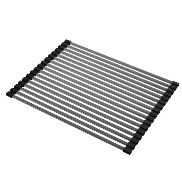 Imagen de Rejilla enrollable JOHNSON barras rectangulares acero 32x46 cm