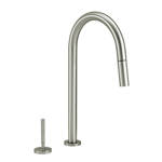 Imagen de Monocomando mesada cocina PEIRANO Joystick Beat Nickel 20-201NI