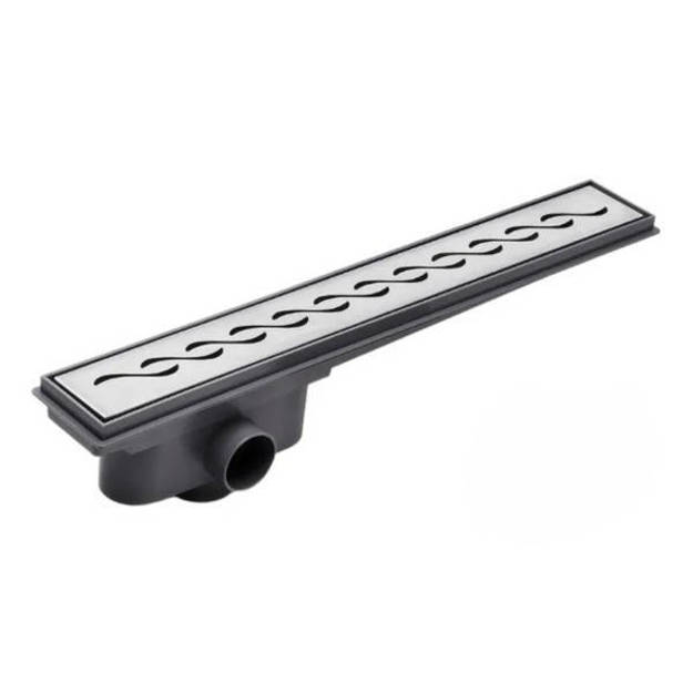 Imagen de Desagüe lineal ATRIM PP+ Ac. 304 Ondas mate 45 cm sin adpatador