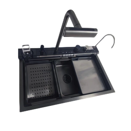 Imagen de Bacha cocina inteligente TRITON Essencia c/ grifería y accesorios