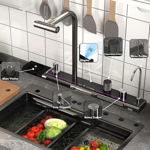 Imagen de Bacha cocina inteligente TRITON Essencia Negra c/ grifería y acc