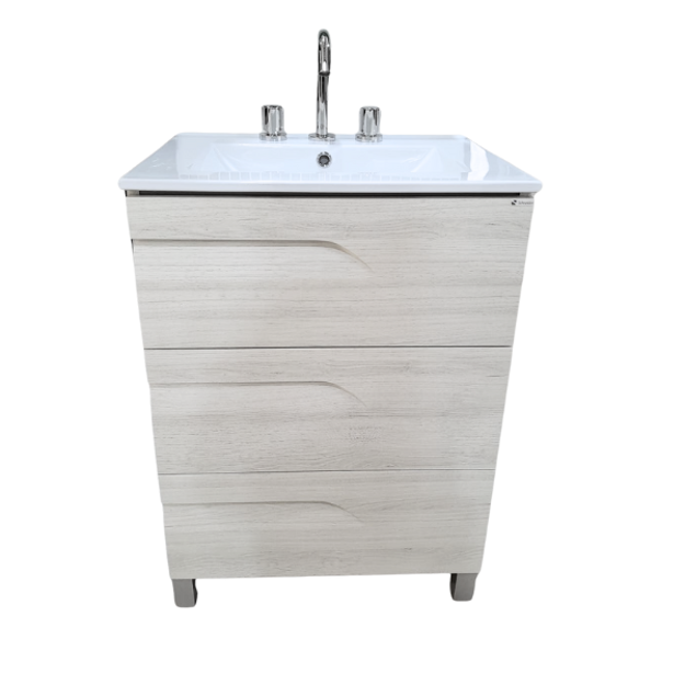 Imagen de Vanitory SCHNEIDER Rivo PVC Rovere 60cm 3ag