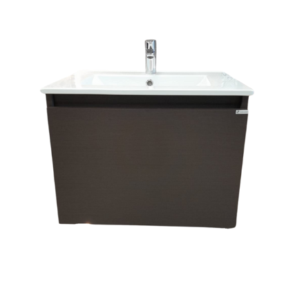 Imagen de Vanitory colgar SCHNEIDER City PVC Wengue 60cm - mesada 1 ag.