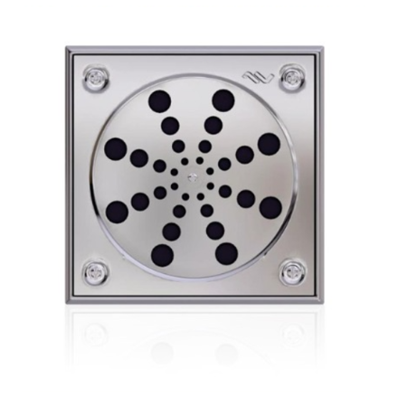 Imagen de Reja giratoria 12x12cm acero inox. Rohermet