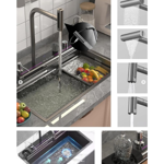 Imagen de Bacha cocina inteligente TRITON Essencia Negra c/ grifería y acc