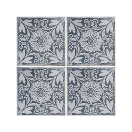 Imagen de Cerámica PIU Volterra Deco Fiore 15x15 cm.