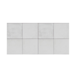 Imagen de Caja 16 pzs Calcáreo PIU Blanco 20x20 cm (equivale a 2 conjuntos)