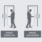 Imagen de Puerta NEXO Acero Deluxe Wood Roble B.O. 0.90 x2.05m Izq DR050I