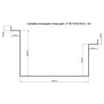 Imagen de Unión para canaleta rectángular 7x15x10 cm c/O'ring EPDM