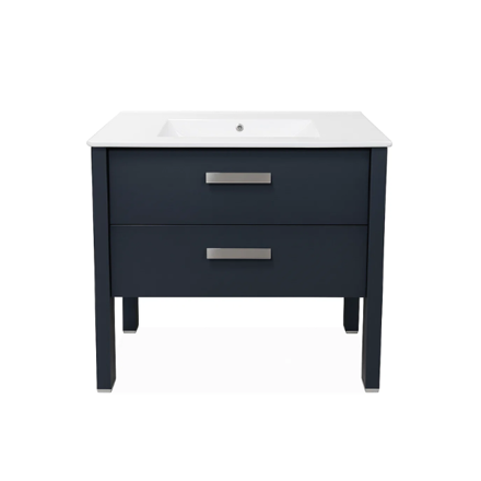 Imagen de Vanitory CAMPI Folk Gris alto (con patas) 90 cm FO90 1ag