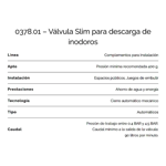 Imagen de Tapa extra chata FV p/ válvula Slim descarga inodoros 0378.02-CR