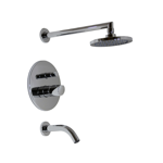 Imagen de Monocomando FV Cilindra Cromo Ducha de embutir 0106/M5-CR