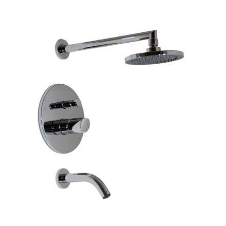 Imagen de Monocomando FV Cilindra Cromo Ducha de embutir 0106/M5-CR