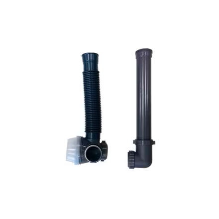 Imagen de Sifon plastico doble sin sopapa cuello liso MOLDIMAT