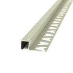 Imagen de Guarda aluminio Quadra 12x10mm x 2,5m Ceniza ATRIM 3466