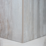 Imagen de Guarda aluminio Quadra 12x10mm x 2,5m Ceniza ATRIM 3466