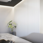 Imagen de Revest pared ATRIM Epsilon Slim Blanco Mat 122 x 12mm 2,75m 7500E