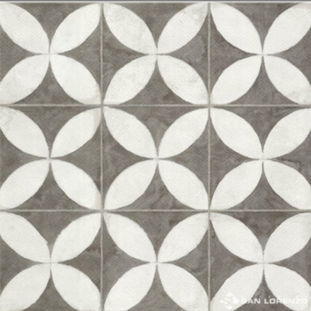 Imagen de Cja. 11 pzs.cerámica SAN LORENZO 45.3x45.3 Flower White