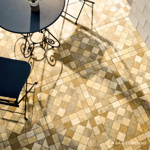 Imagen de Cja. 11 pzs.cerámica SAN LORENZO 45.3x45.3 Angelo Tostado Antid.