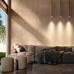 Imagen de Moldura final revest pared ATRIM Epsilon Slim Roble Oscuro 7508E