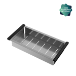 Imagen de Pileta JOHNSON Signature Enkel 55 acero satinad c/ rej enr y cuba