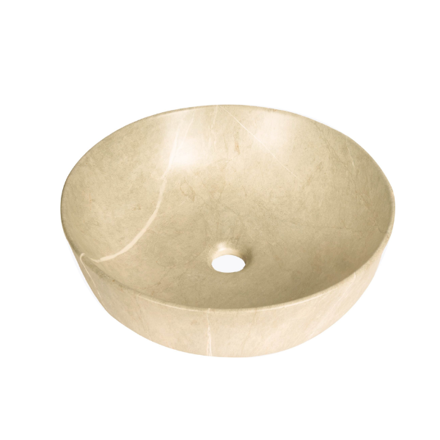 Imagen de Bacha IDEAL circular marmolada beige 42 x 13,5 cm. S/sopapa 10250