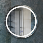 Imagen de Espejo led circular QUALIKA Q1 60cm Touch + intensidad regulable