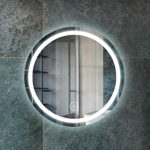 Imagen de Espejo led circular QUALIKA Q1 60cm Touch + intensidad regulable