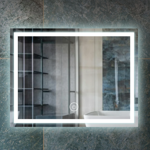Imagen de Espejo led horizontal QUALIKA Q1 90x70cm Touch + intensidad regul