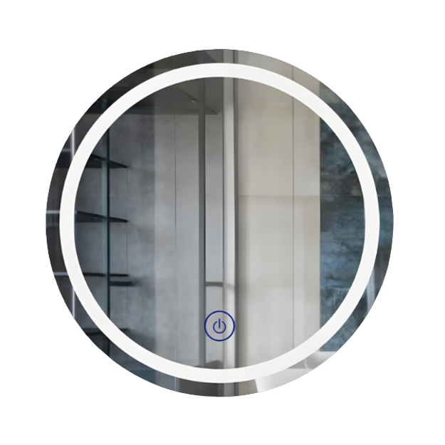 Imagen de Espejo led circular QUALIKA Q1 60cm Touch + intensidad regulable