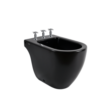 Imagen de Bidet FERRUM Fontana 3 ag. Negro satinado BOA3J B