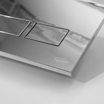 Imagen de Tapa doble tecla FERRUM de embutir rectangul. chica VTA51-01CR