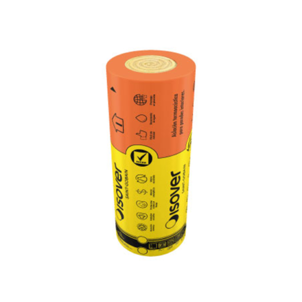 Imagen de Rollo lana vidrio Isover Acustiver R 50mm 40cm x16 mt. 7041001