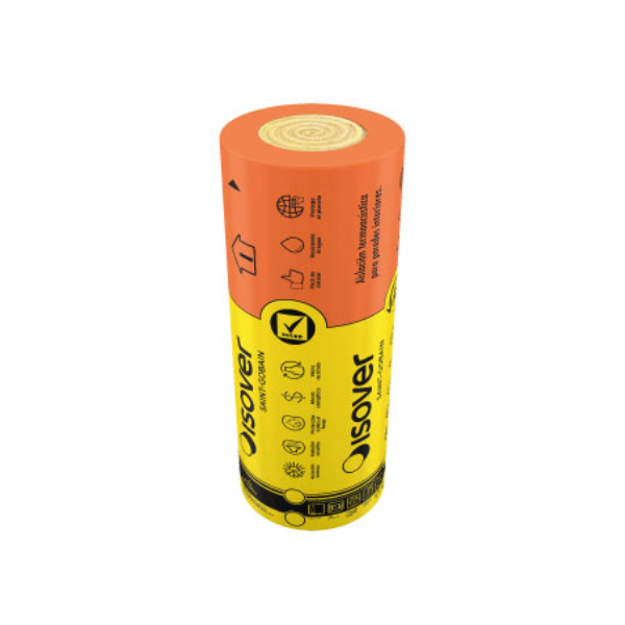 Imagen de Rollo lana vidrio Isover Acustiver R 50mm 40cm x16 mt. 7041001