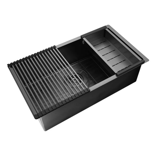 Imagen de Pileta JOHNSON Signature Enkel Black 75 c/rej enr + cuba +rej inf