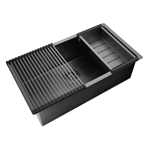 Imagen de Pileta JOHNSON Signature Enkel Black 75 c/rej enr + cuba +rej inf