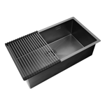 Imagen de Pileta JOHNSON Signature Enkel Black 75 c/rej enr + cuba +rej inf