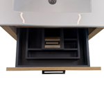 Imagen de Vanitory CAMPI Folk Roble Verona con patas 60cm c/mesada loza 3Ag