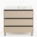 Imagen de Vanitory con patas ESSENZA Lina Cerene 80 cm con mesada losa 1 ag