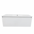 Imagen de Vanitory colgar SCHNEIDER City PVC Bco Sat 80cm - mesada losa 1ag