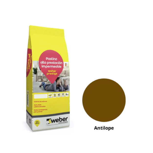 Imagen de Pastina alta prestacion WEBER color prestige antilope 2 kg.