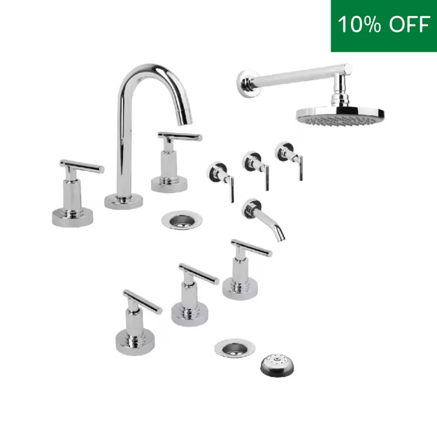 Imagen de COMBO Grifería ESTALGRIF thunder lever advance lavatorio + ducha + bidet