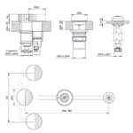 Imagen de Juego FV Grip Bidet Negro Mate 0295/L8-NG